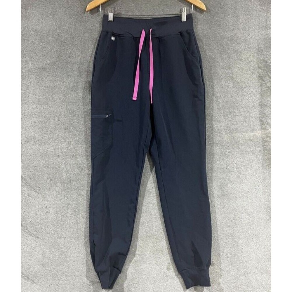 Figs Night Sky Zamora Jogger Scrub Pants Womens Blue Pink Size Small